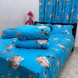 Premium Quality Twill Cotton Comforter 5 Pcs Set