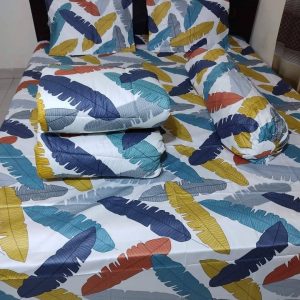 Premium Quality Twill Cotton Comforter 5 Pcs Set