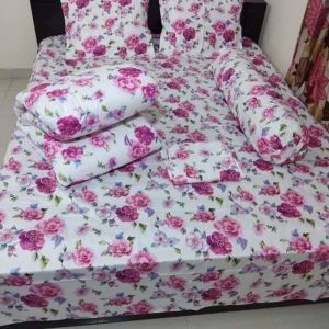 Premium Quality Twill Cotton Comforter 5 Pcs Set