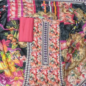 Unstitch Cotton Three Piece