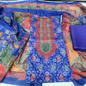 Unstitch Cotton Three Piece