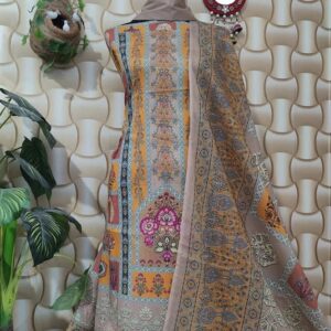 Unstitch Cotton Three Piece